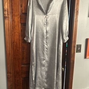 Elegant Gray Women's Robe